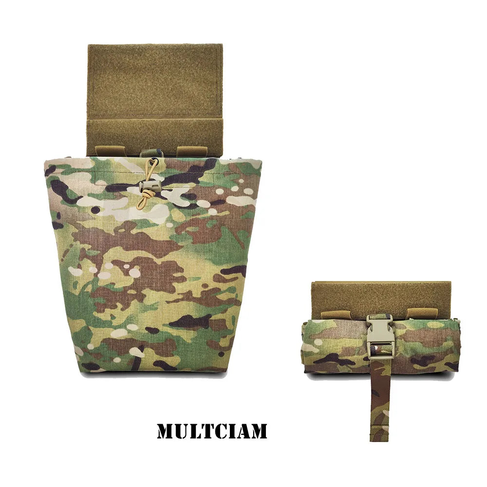 Tactical Double Dump Pouch - Two Ways Mount Waist  Belt