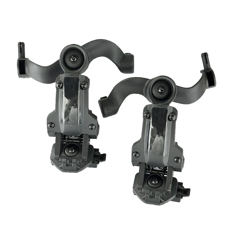 Free-Angle Tactical Headset Rail Mount – M-LOK & FAST Helmet ARC Rail Adapter