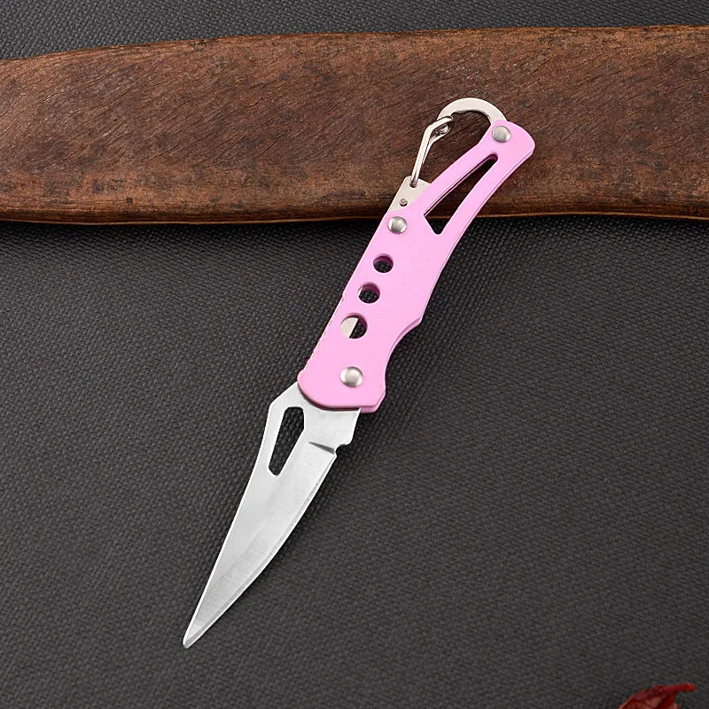 Mini Folding Pocket Knife — Portable EDC Keychain Tool