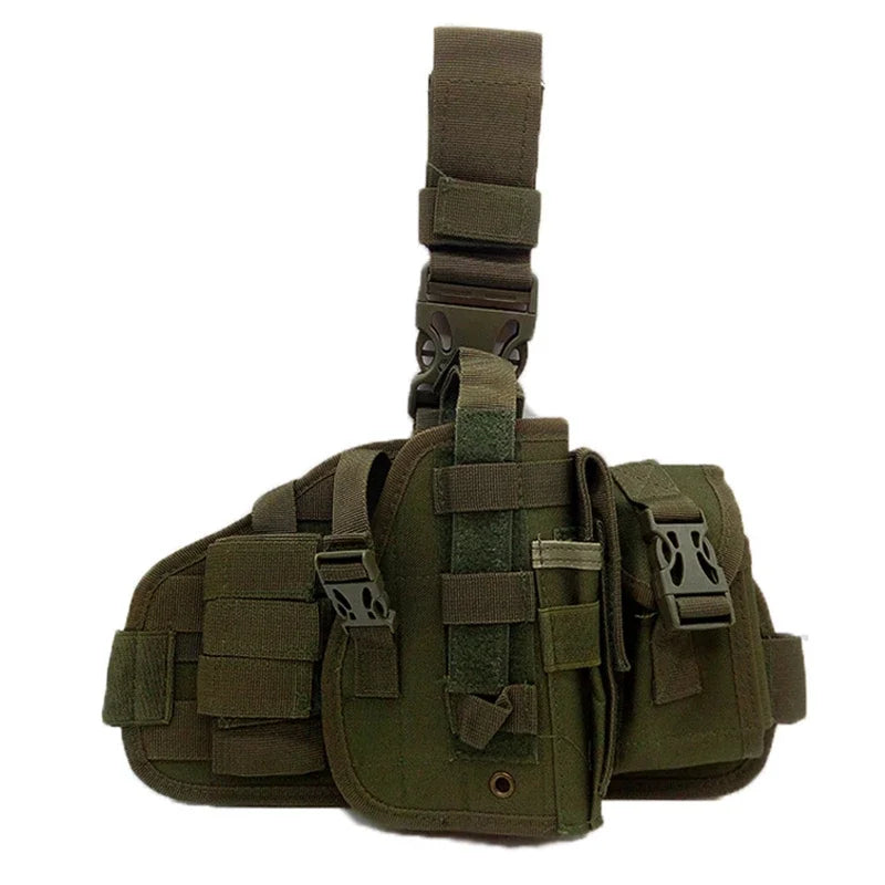Demeysis Universal MOLLE Drop Leg Tactical Pistol Holster | Right Hand