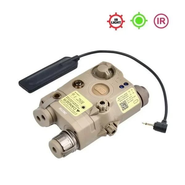 JONCELY PEQ-15 Tactical Scout Light with Dual Laser | 20mm Picatinny Rail Mount