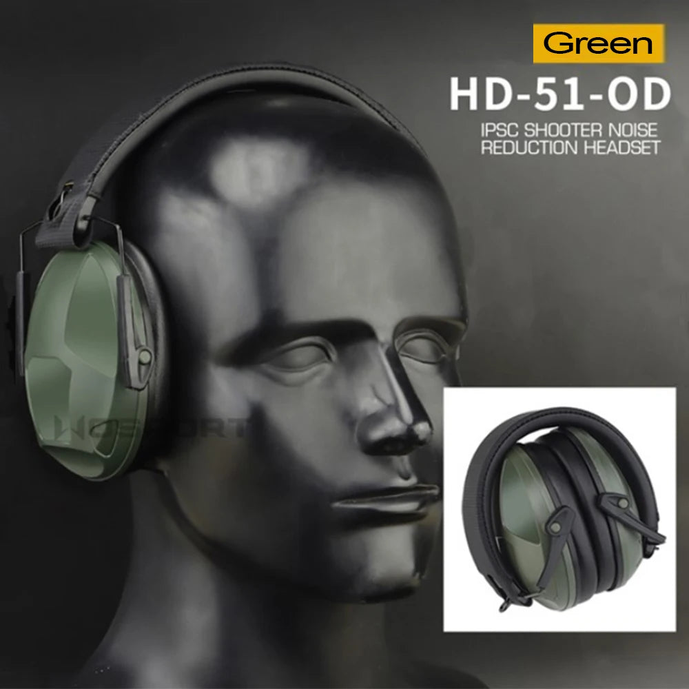 IPSC Tactical Electronic Shooting Earmuffs – NRR 31dB, SNR 33dB