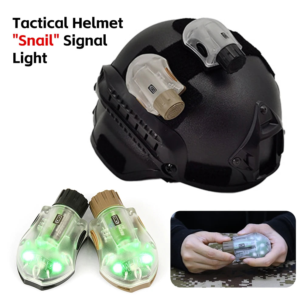 actical Helmet Strobe Light with IR Identification - Multi-Mode LED Signal Lamp