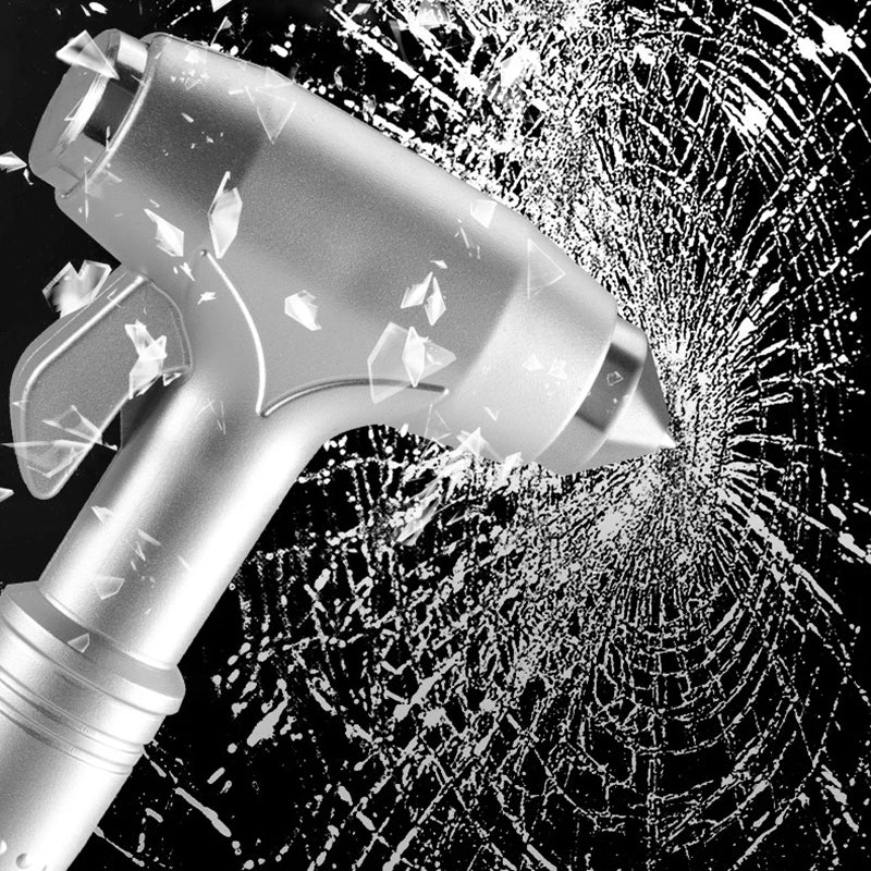 Car Emergency Escape Hammer with Window Breaker & Seat Belt Cutter