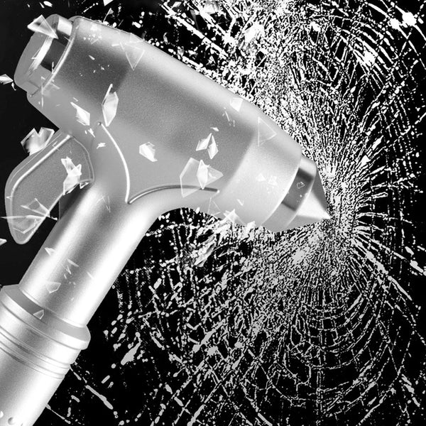 Car Emergency Escape Hammer with Window Breaker & Seat Belt Cutter