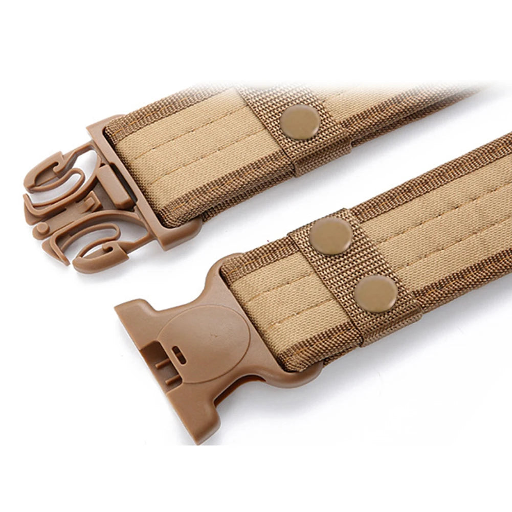 Men’s Tactical Belt | Quick-Release Buckle for Outdoor & Training