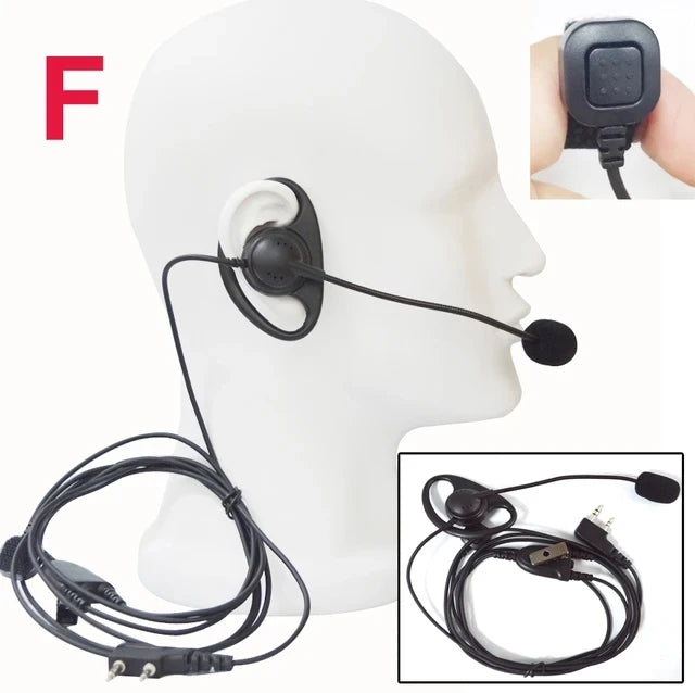 Professional Two-Pin Communication Headset – Noise Isolation
