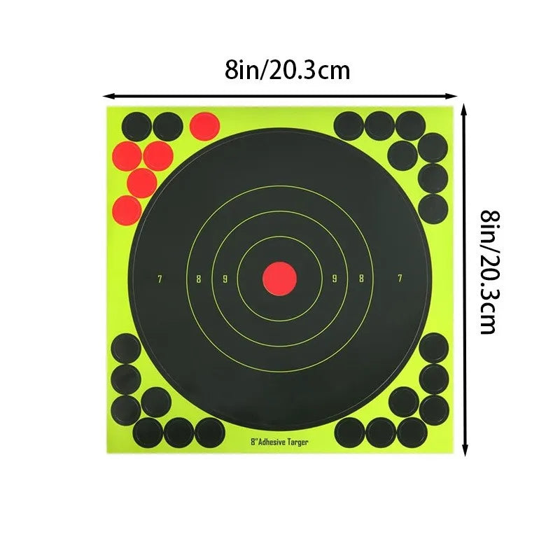 20Pcs Splatter Target Stickers – Shooting Training Supplies