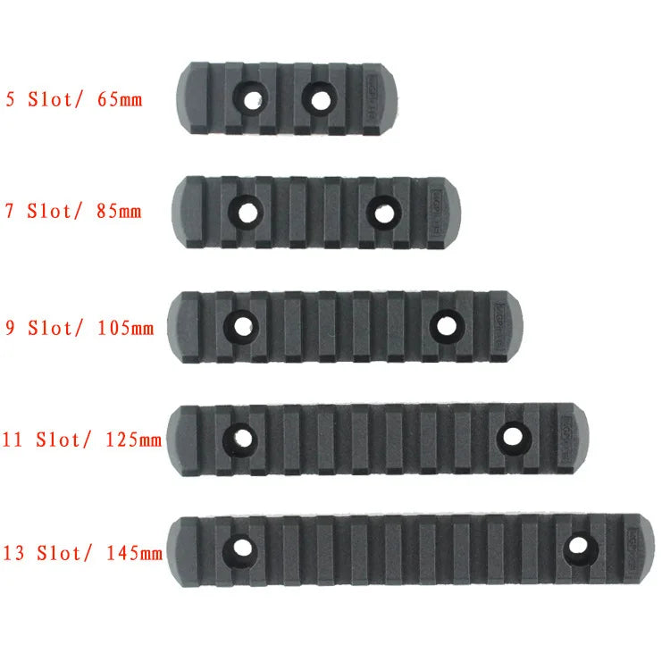 Tactical Picatinny Rail Handguard - MLOK/KEYMOD Compatible for Airsoft Wargame Rifles