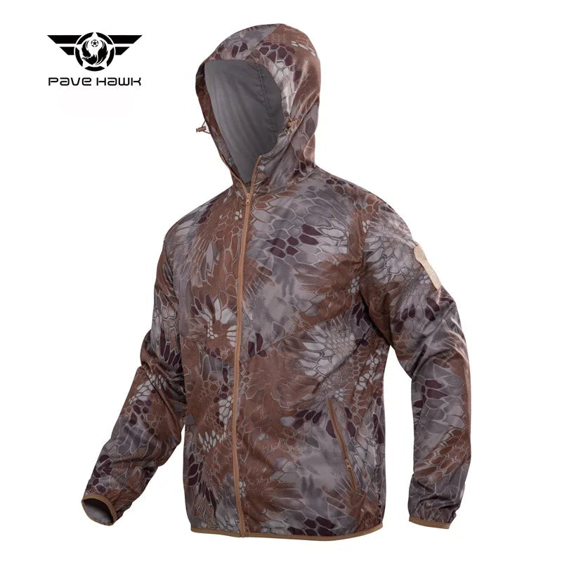 Outdoor Hooded UV Resistant Tactical Combat