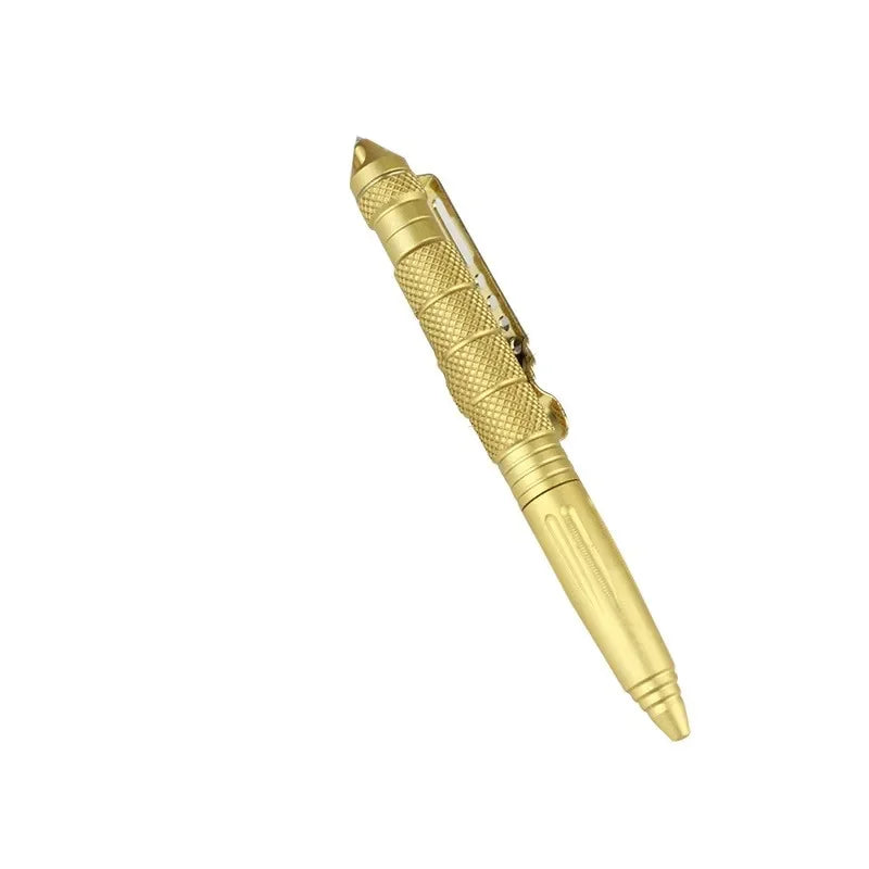Military Tactical Gel Pen with Glass Breaker | Aviation Aluminum Alloy