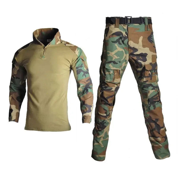 Men's Tactical Combat Uniform Set - Multicam Airsoft &amp; Hunting Gear
