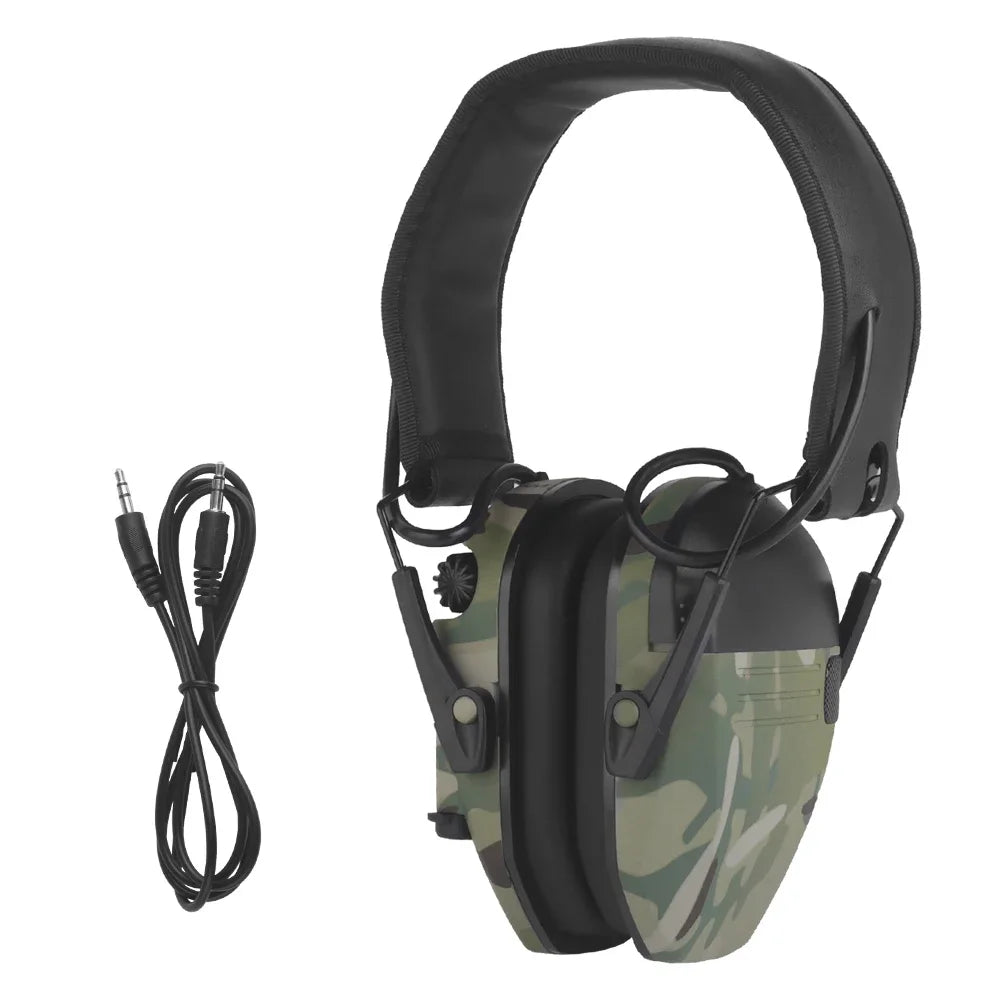 Tactical Electronic Noise-Canceling Headset