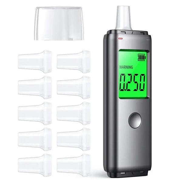ZW Breathalyzer Rechargeable | Professional Breath Alcohol Tester