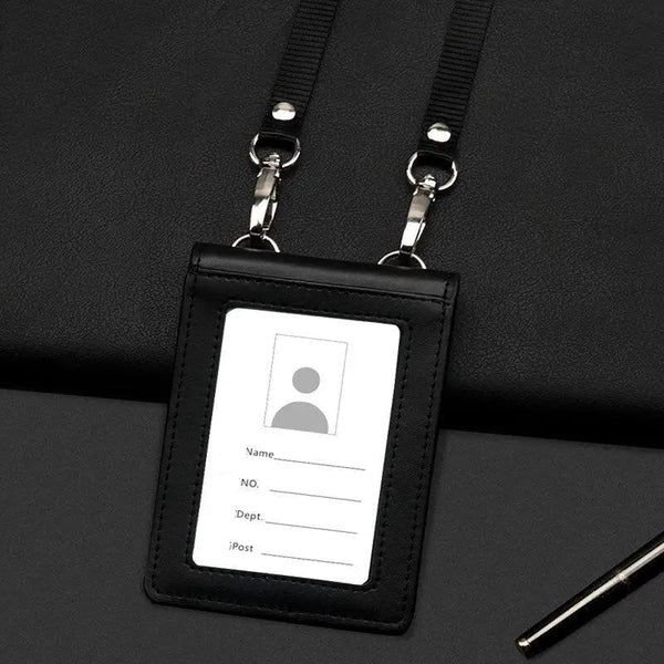 Genuine Leather Business Card & ID Holder