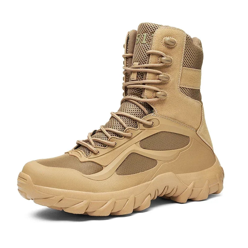Durable Military-Style Tactical Boots – All-Season Performance