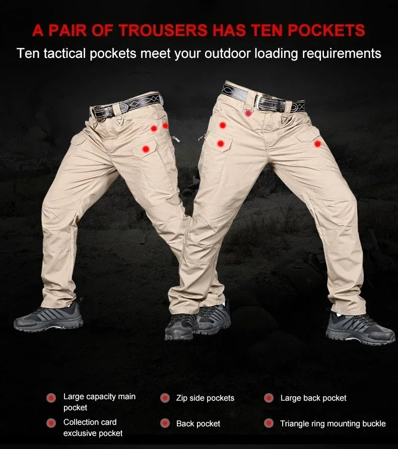 SummitEdge Tactical Cargo Pants – Quick-Dry, Lightweight, Multi-Pocket
