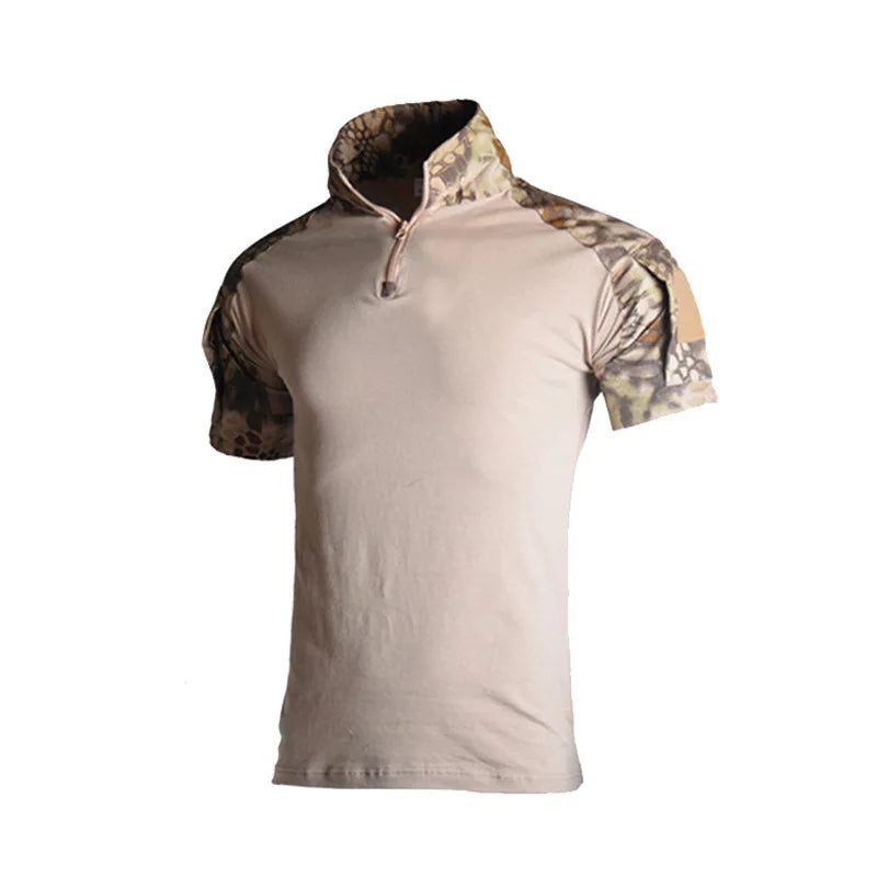 Lightweight Military-Style Polo Shirt