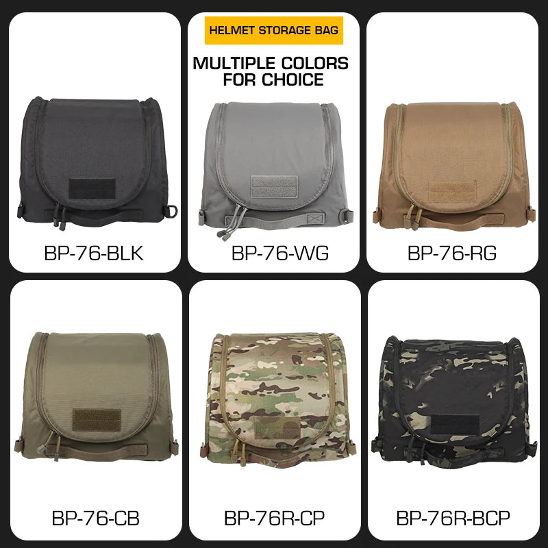 Multi-Purpose Tactical Helmet Storage Bag – Nylon Cordura Gear Bag for MICH & Bike Helmets | YTYIN