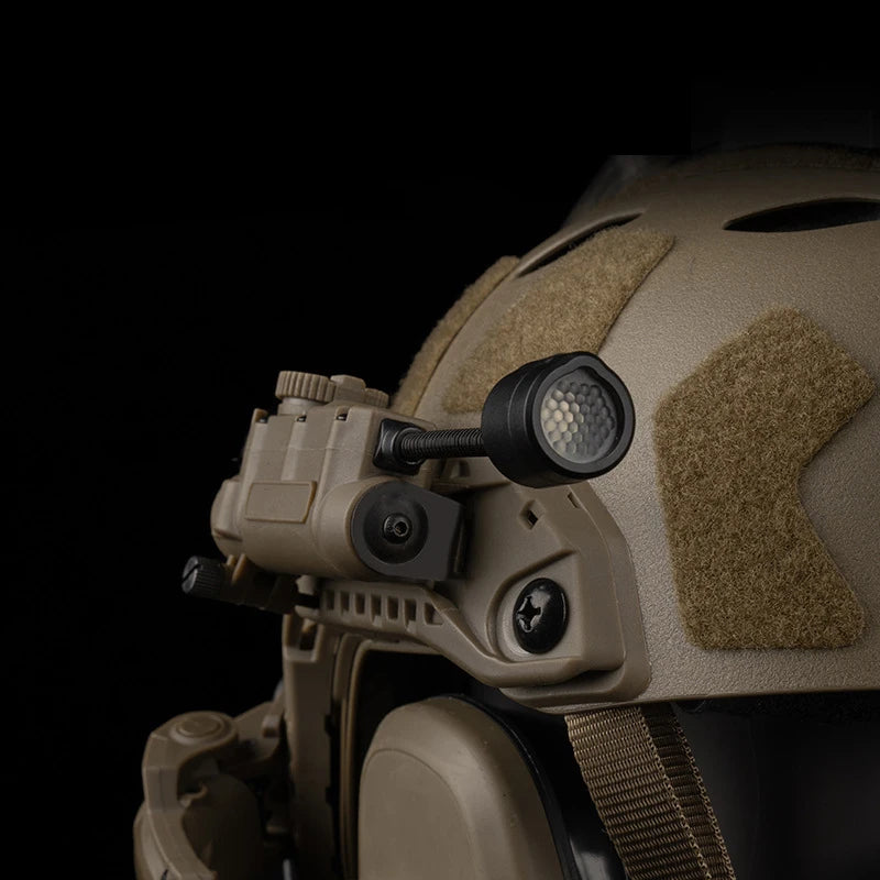 Sidewinder Tactical Helmet Lamp - Multi-Color LED Light for FAST Helmet ARC Rail