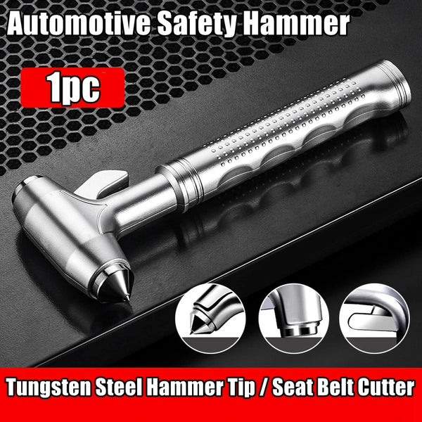 Car Emergency Escape Hammer with Window Breaker & Seat Belt Cutter