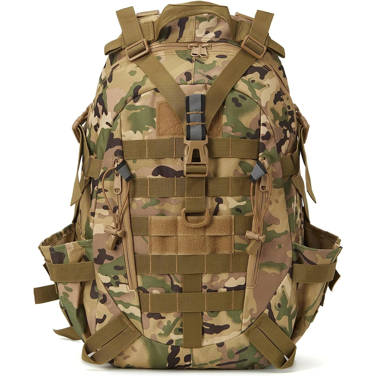 40L MOLLE Tactical Backpack – Rugged, Reflective, and Multi-Purpose
