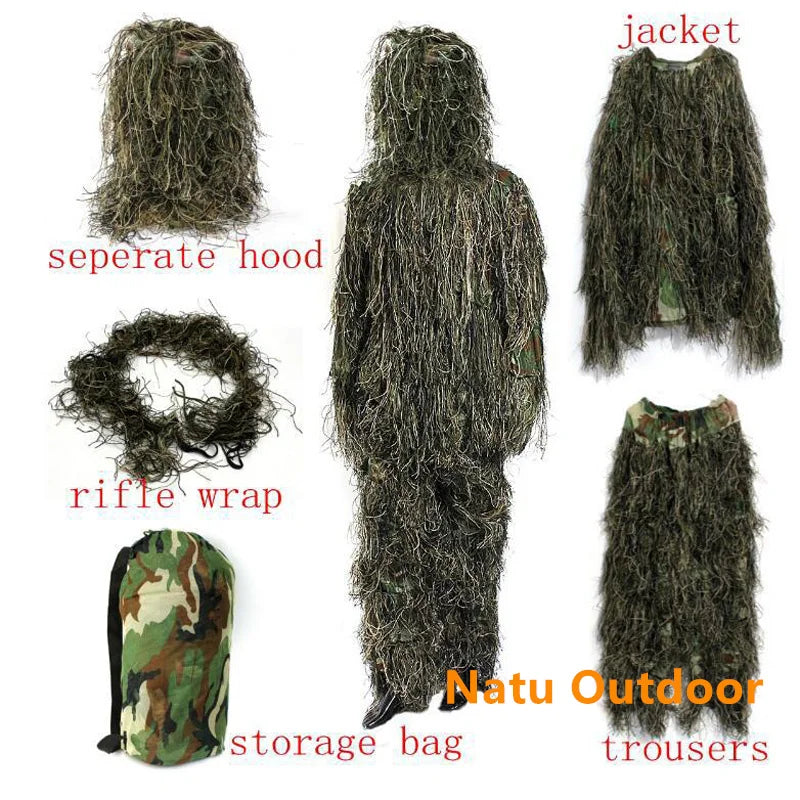 Bionic Ghillie Suit Camouflage Set