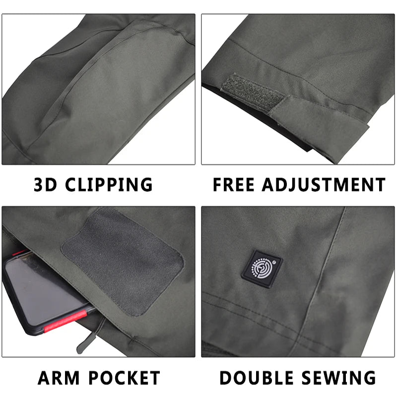 Men's Tactical Jacket – Waterproof, Breathable, and Adjustable Outdoor Gear