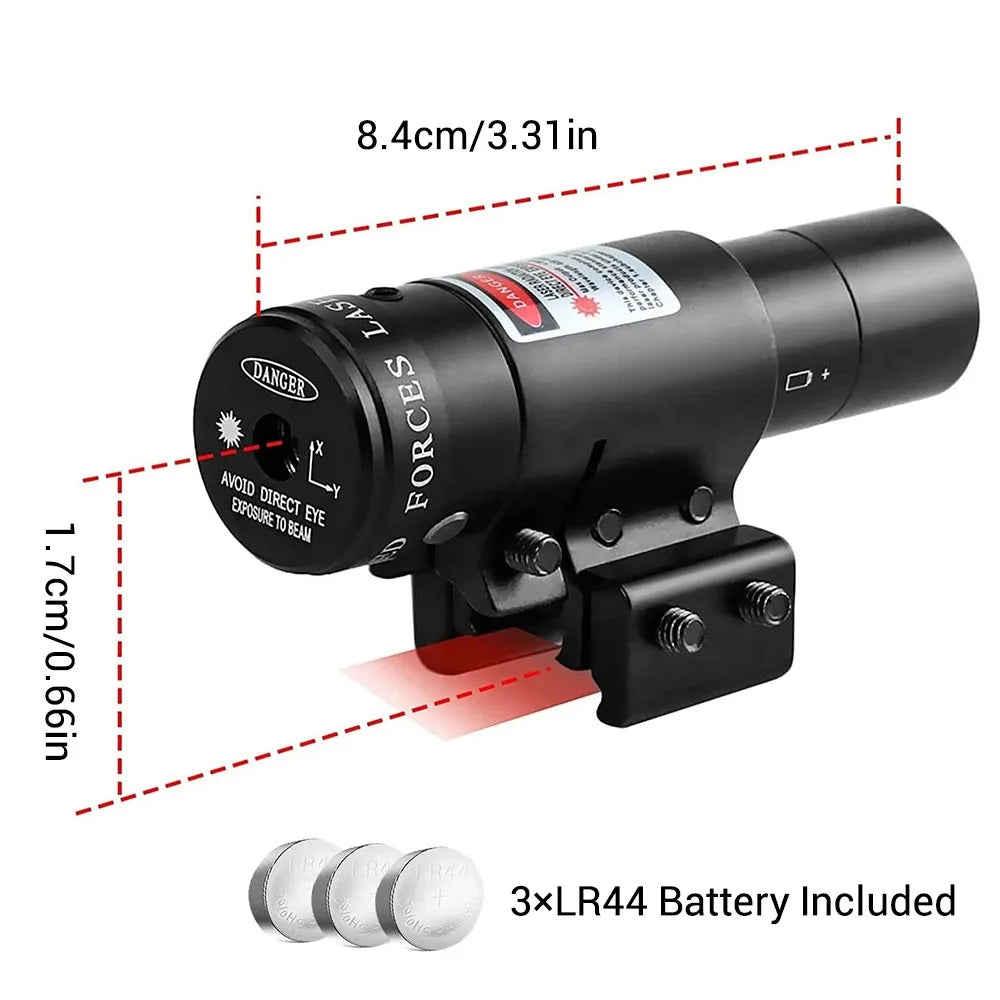 Compact Red/Green Laser Sight – Adjustable & Durable