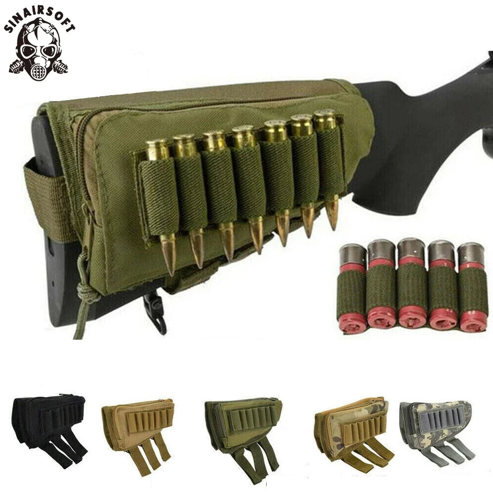Tactical Buttstock Pouch with Cheek Pad
