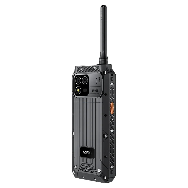 Rugged 5G-Enabled Smartphone with Integrated DMR Radio and Modular Expandability
