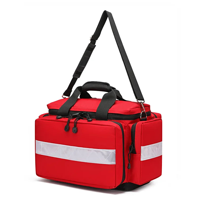 Large-Capacity Emergency First Aid Backpack – Waterproof & Multi-Pocket Design