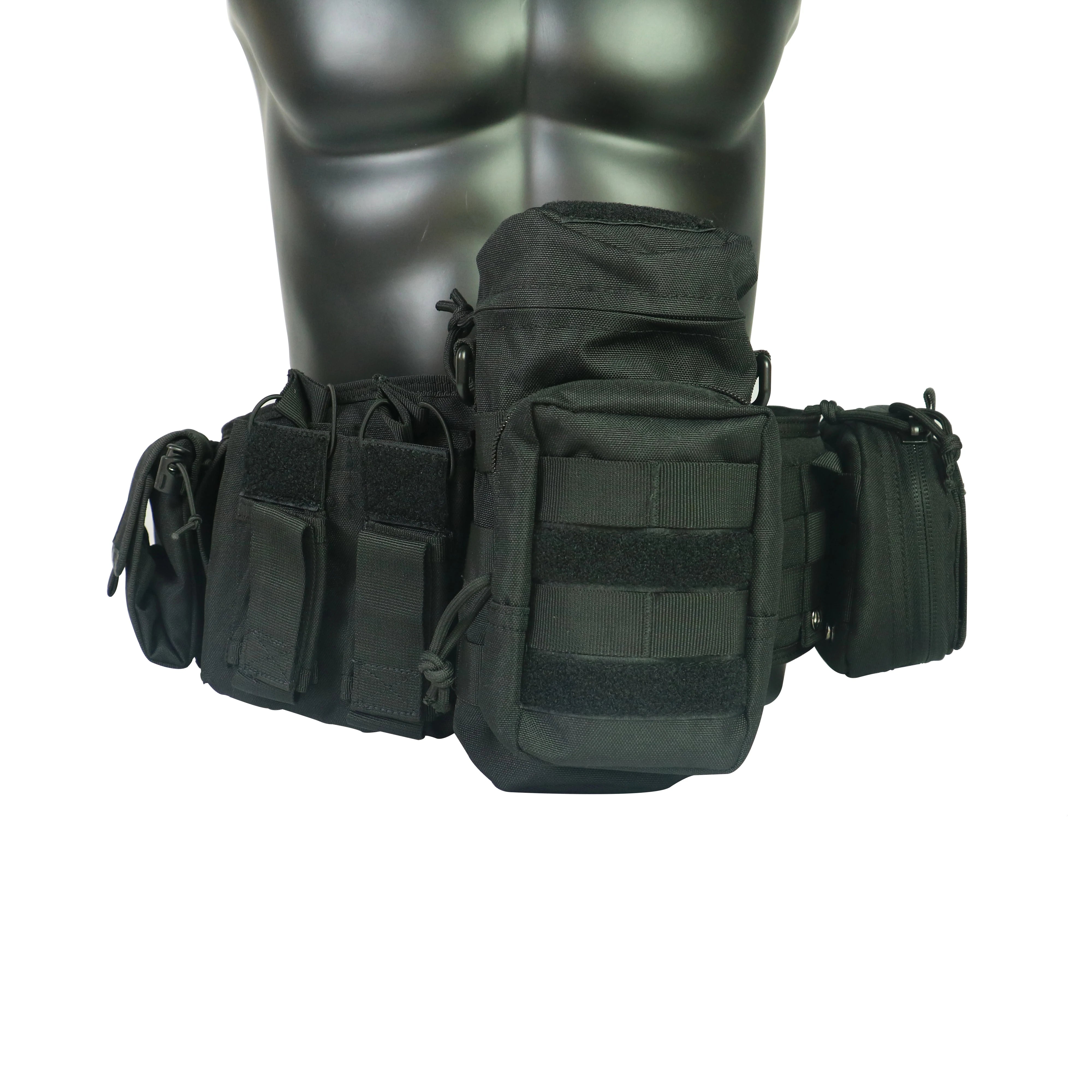Tactical Utility Waist Bag with Adjustable MOLLE and Holster