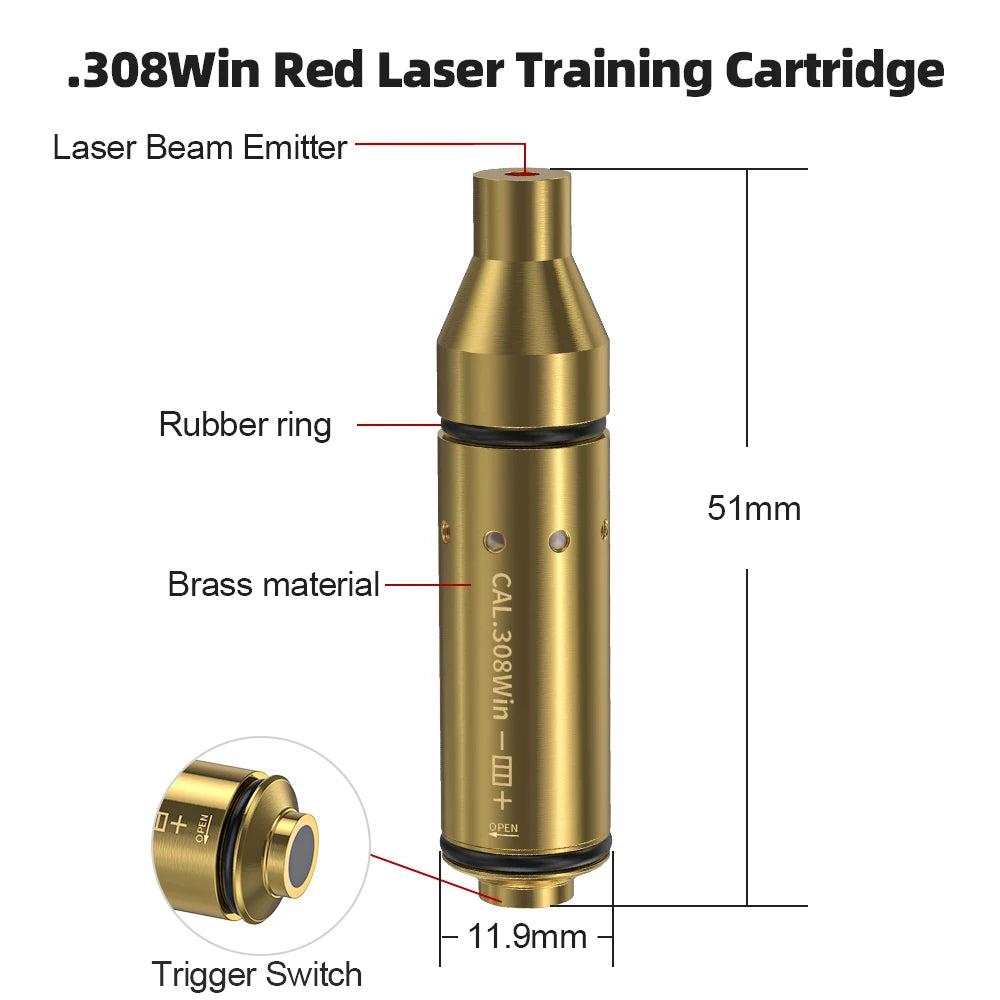 .308 Win Brass Laser Trainer Kit