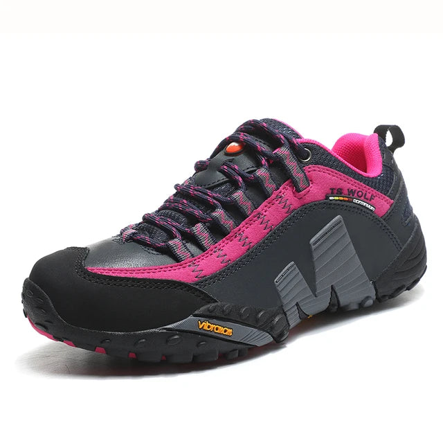 Waterproof Genuine Leather Hiking Boots – Durable & Tactical for Outdoor Adventures