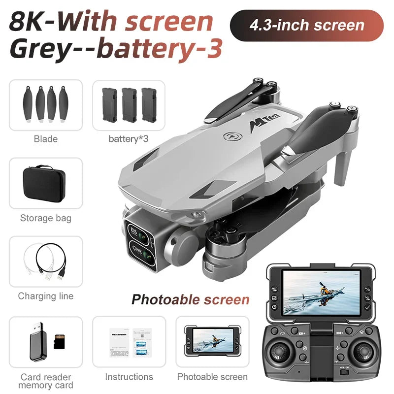 Xiaomi Mijia 8K GPS Drone with Laser Obstacle Avoidance, 3-Axis Gimbal & Screen Remote