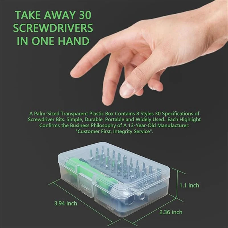 32-in-1 Precision Repair Screwdriver Set
