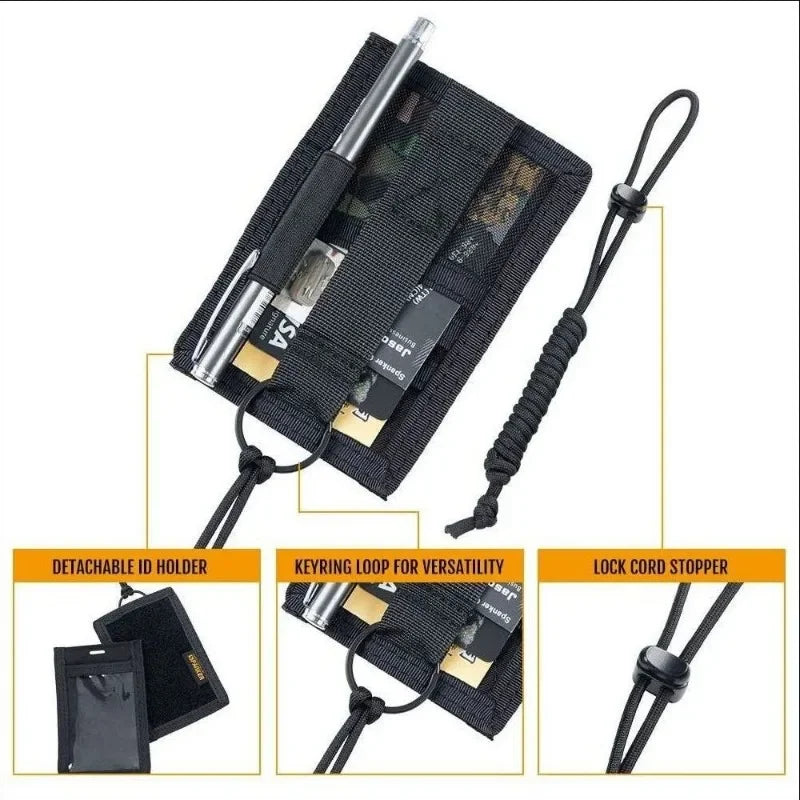 Tactical Nylon Card & ID Holder