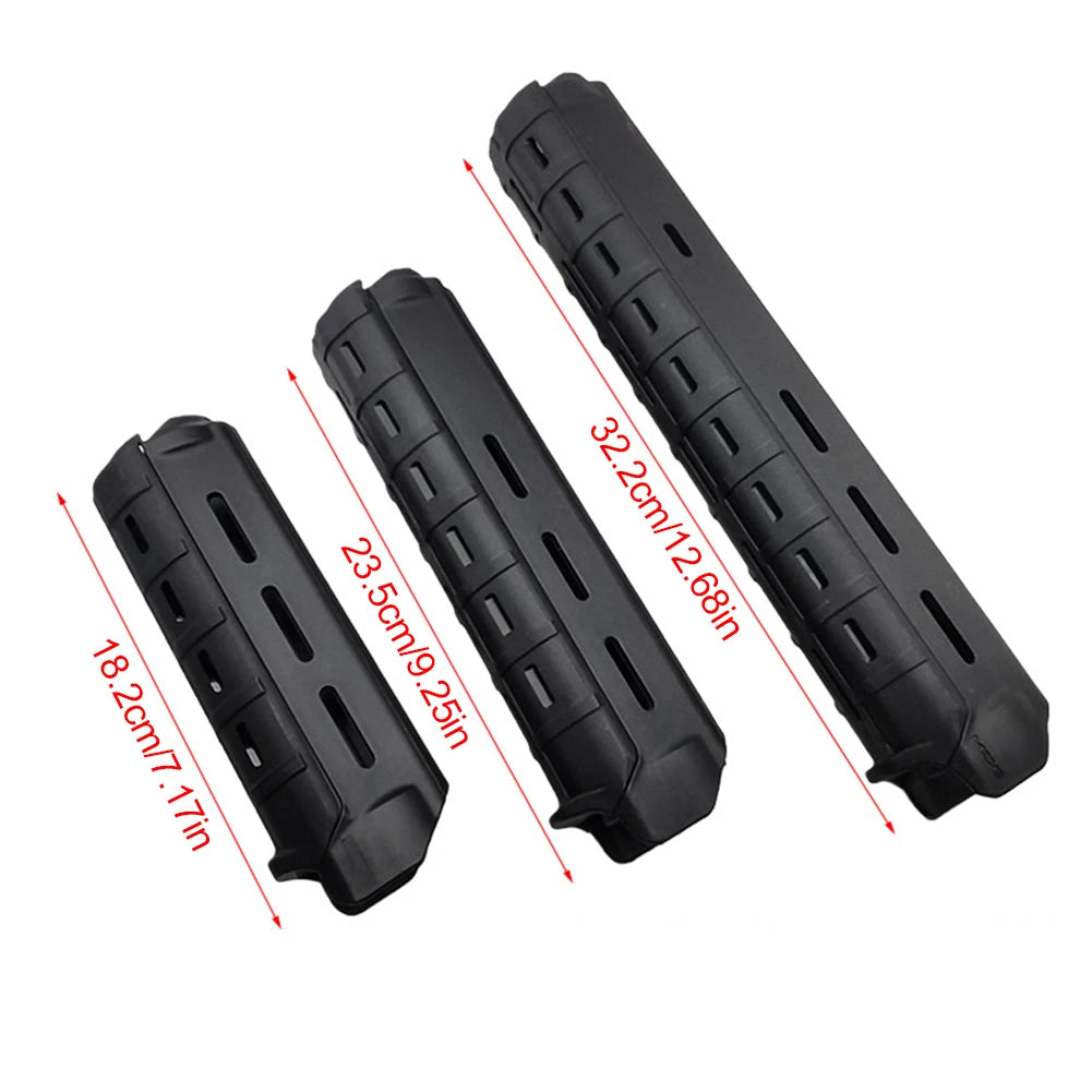 M-LOK Tactical Rail Cover - 7" 9" 12" Cylindrical Fender Mount Kit for Rifle Accessories