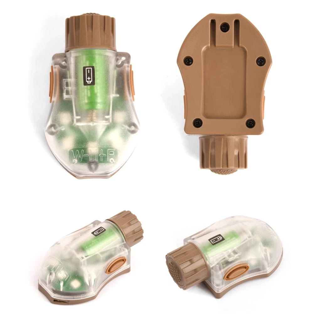 actical Helmet Strobe Light with IR Identification - Multi-Mode LED Signal Lamp