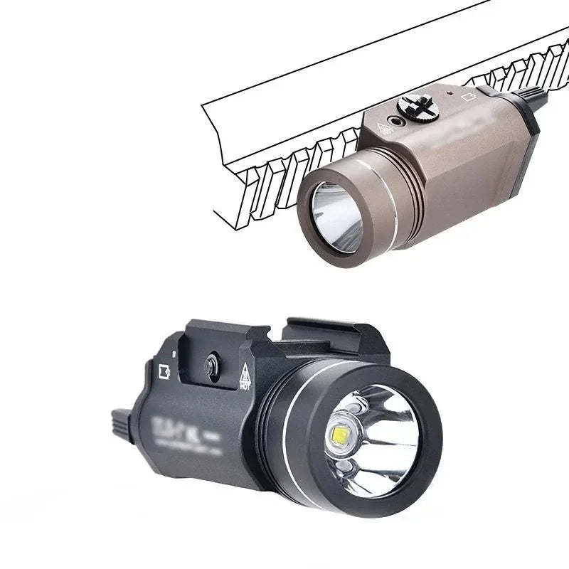 TR-1 HL 800 Lumen Tactical Weapon Light | 20mm Rail Mount | Airsoft Hunting