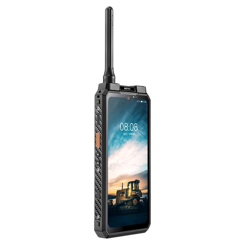Rugged 5G-Enabled Smartphone with Integrated DMR Radio and Modular Expandability