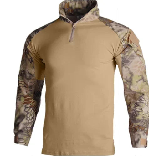 Tactical Camouflage Shirt – Breathable Military Combat Top for Outdoor & Airsoft