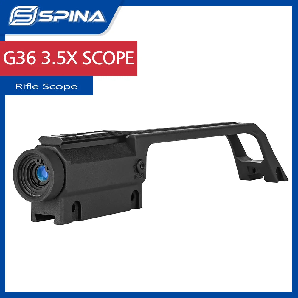 3.5x Tactical Rifle Scope with G36 Carry Handle and 20mm Picatinny Rail