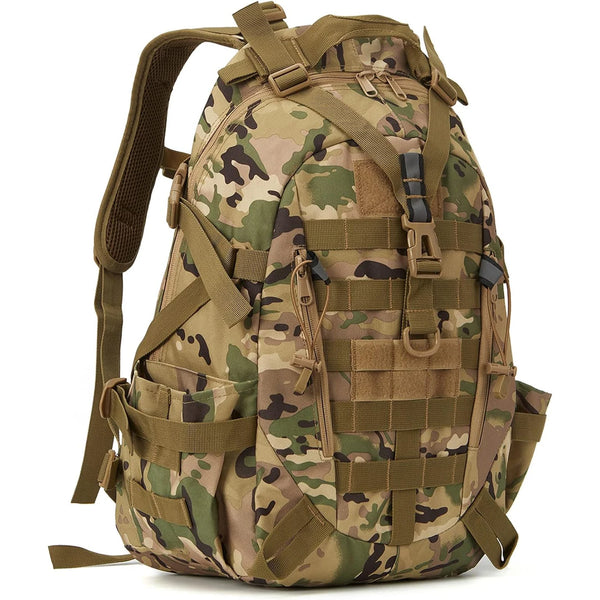 40L MOLLE Tactical Backpack – Rugged, Reflective, and Multi-Purpose