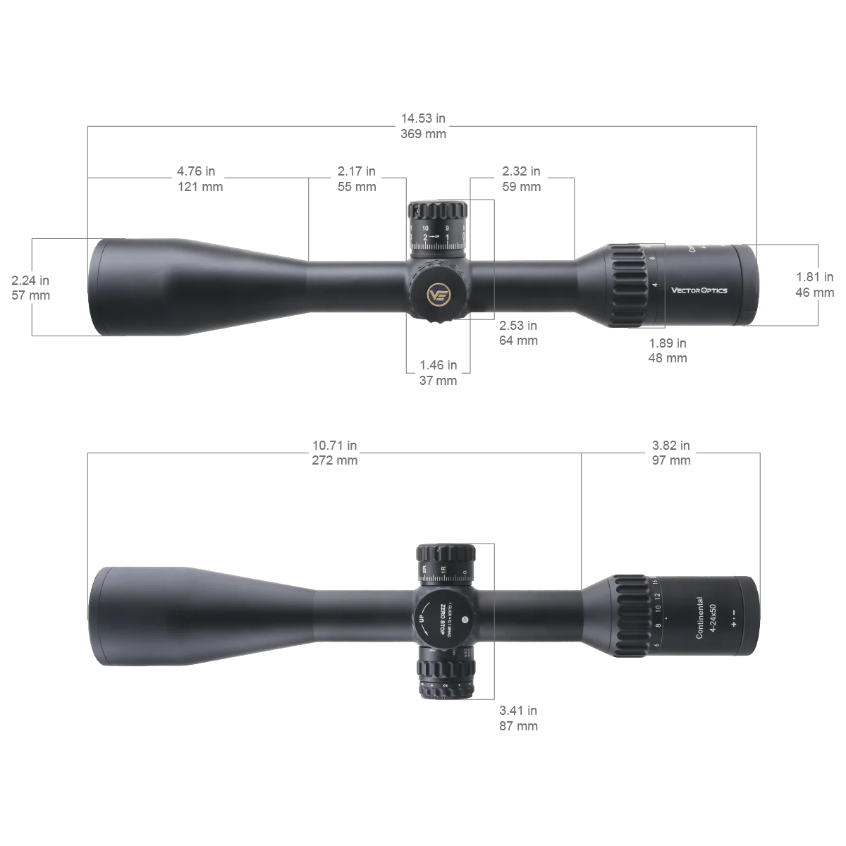 4-24x50mm Precision Rifle Scope