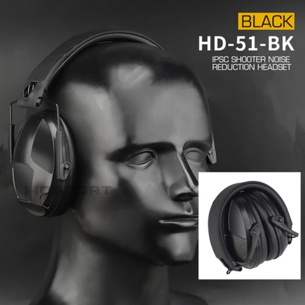 IPSC Tactical Electronic Shooting Earmuffs – NRR 31dB, SNR 33dB