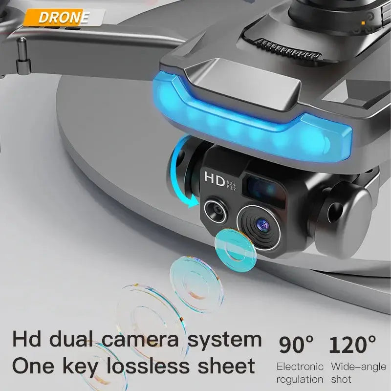 8K GPS Drone with Omnidirectional Obstacle Avoidance and Dual-Camera System