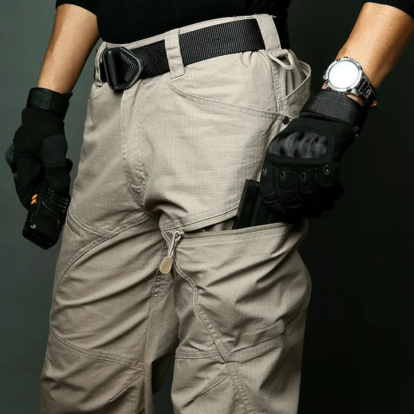 Men's Stretch Tactical Cargo Pants | Water-Resistant Four-Way Stretch | ReFire Gear