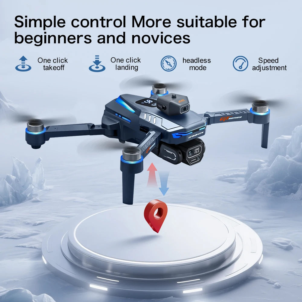 GT8 GPS Drone 4K Camera | 5G WiFi FPV Quadcopter with Obstacle Avoidance
